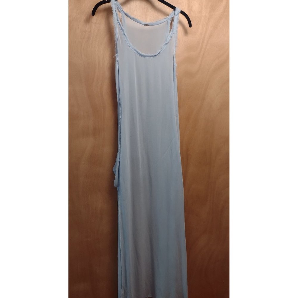 Throw-over Maxi with Pockets and Side Slits